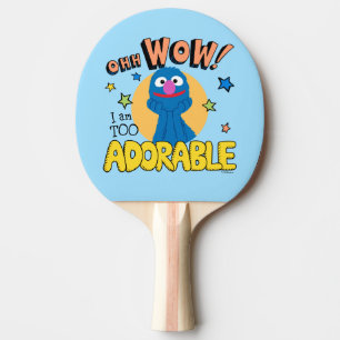 Pala De Ping Pong Grover   Soy Demasiado Adorable