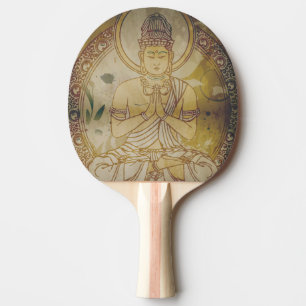 Pala De Ping Pong Grunge Buda del vintage