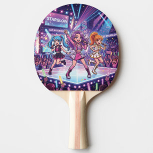 Pala De Ping Pong Grupo de chicas JPop de dibujos animados