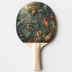 Pala De Ping Pong Guacamayo Escarlata de Aviario Abundante y Piña