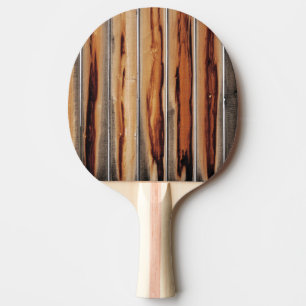 Pala De Ping Pong Guay de textura de la valla de madera