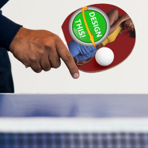 Pala De Ping Pong ¡Guay! Ping Pong Paddle - Red Rubber Back - Person