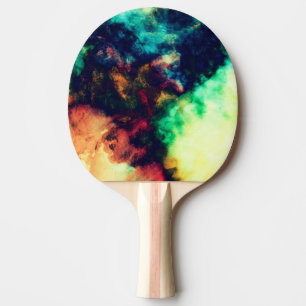 Pala De Ping Pong Guay pintó el modelo abstracto oscuro del humo