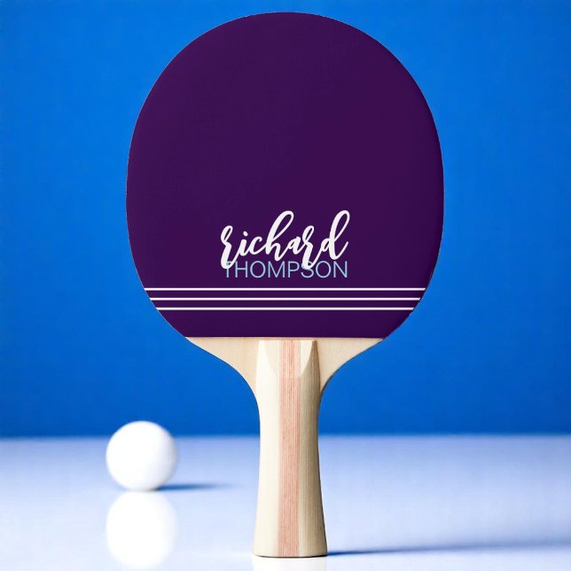 Pala De Ping Pong Guay Player Name Purple (Subido por el creador)