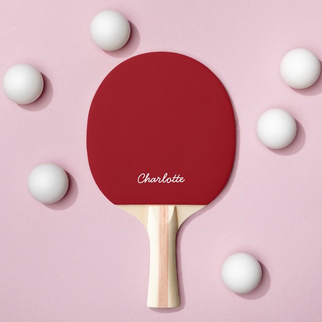 Pala De Ping Pong Guión de nombres personalizado Colores totalmente  (Subido por el creador)