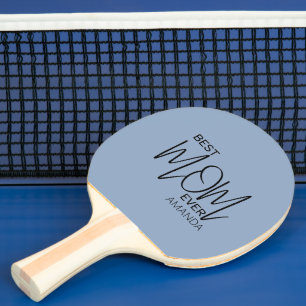 Pala De Ping Pong Guión manuscrito Minimalista mejor mamá de todos l