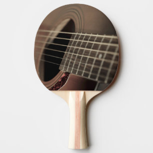 Pala De Ping Pong Guitarra Acústica de Seis Cuerdas