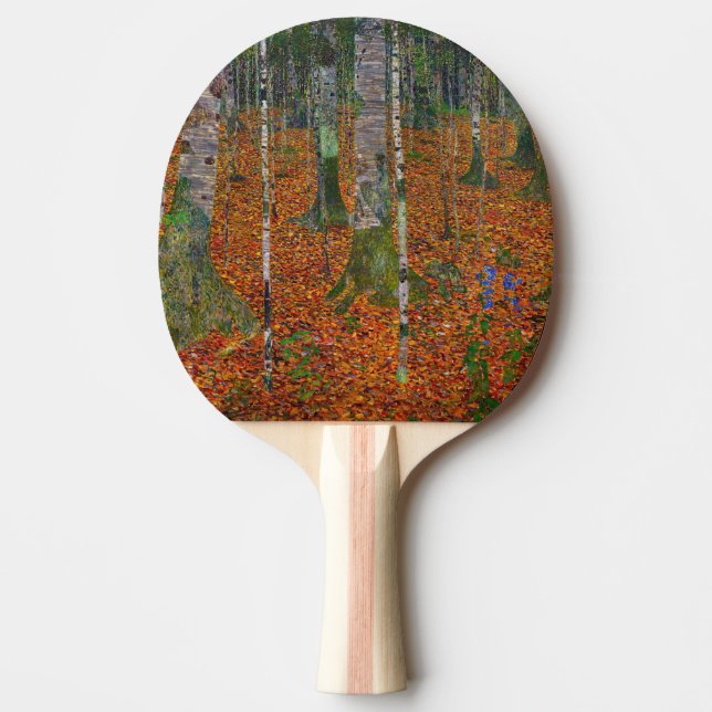 Pala De Ping Pong Gustav Klimt - Birch Wood (Anverso)