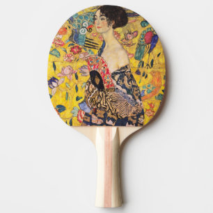 Pala De Ping Pong Gustav Klimt - Dama de fans