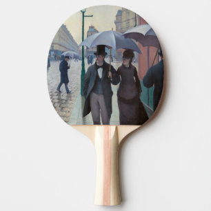 Pala De Ping Pong Gustave Caillebotte - Paris Street; Rainy Day