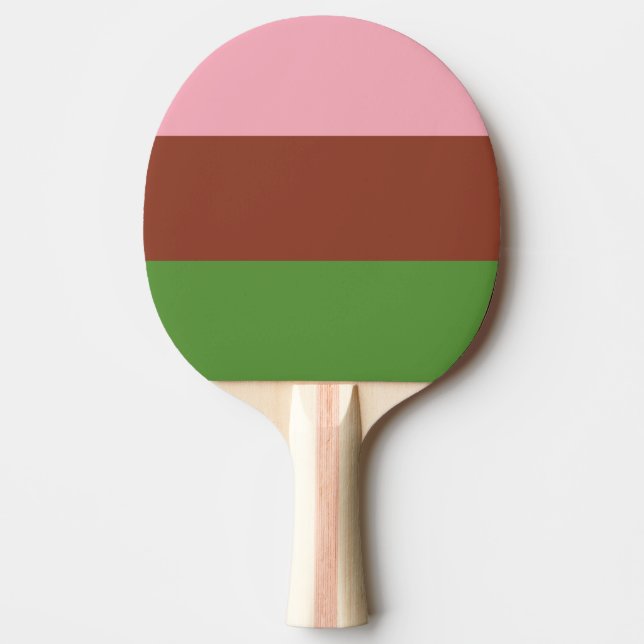 Pala De Ping Pong Gynesexual Pride Flag  (Anverso)