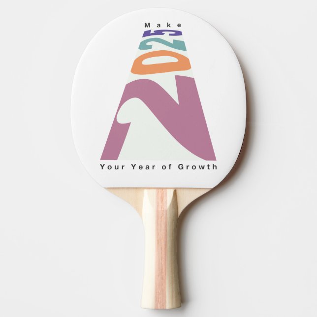 Pala De Ping Pong Haga de 2025 su año de crecimiento (Anverso)