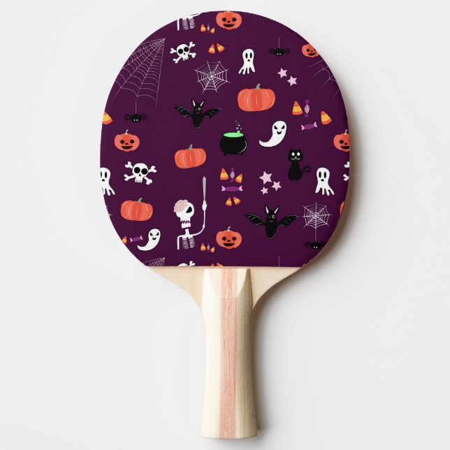 Pala De Ping Pong Halloween (Anverso)