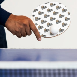 Pala De Ping Pong Halloween, Fantasma Gris Lindo, Truco o Trato, Buu