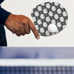 Pala De Ping Pong Halloween fantasmal