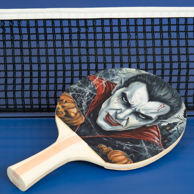 Pala De Ping Pong Halloween, vampiro sediento  (in situ)