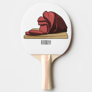 Pala De Ping Pong Ham personalizado ilustracion