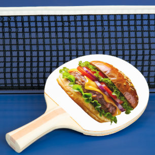 Pala De Ping Pong Hamburguesa con queso apetitosa de SlipperyJoe cru