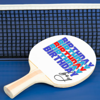 Pala De Ping Pong Happy birthday boy. Celebrating your birthday...