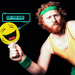 Pala De Ping Pong Happy Face Ping Pong Paddle (Hombre)