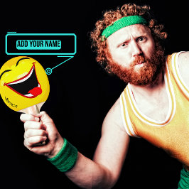 Pala De Ping Pong Happy Face Ping Pong Paddle (Mujer)