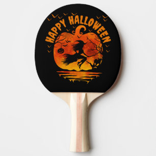 PALA DE PING PONG HAPPY HALLOWEEN WITCH HOMEN MUJERES NIÑAS COSTUME