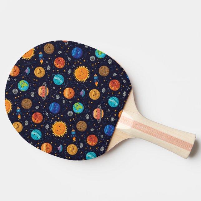 Pala De Ping Pong Happy Planets Ping Pong Paddle (Lateral)
