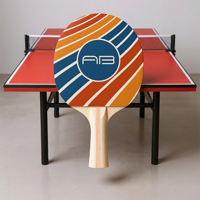 Pala De Ping Pong Harvest Gold Stripes de 1970 (Subido por el creador)