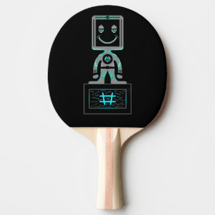 Pala De Ping Pong Hash Tag Super héroe