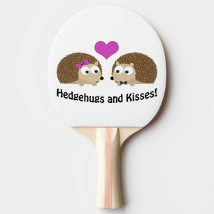 Pala De Ping Pong Hedgehugs and Kisses Hedgehog Love