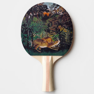 Pala De Ping Pong Henri Rousseau - El león hambriento