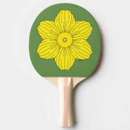 Pala De Ping Pong Heraldic Daffodil