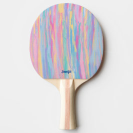 Pala De Ping Pong Hermosa Paleta de Ping Pong Abstracta Colorida