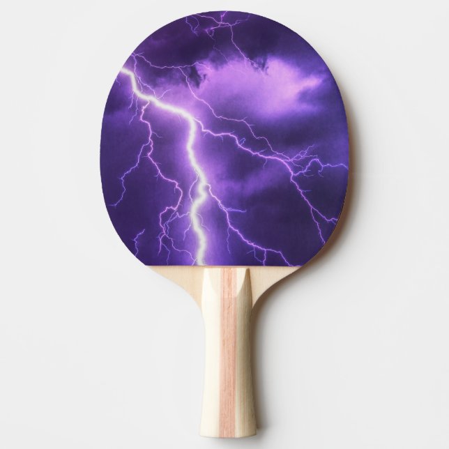 Pala De Ping Pong hermoso cielo, trueno (Anverso)
