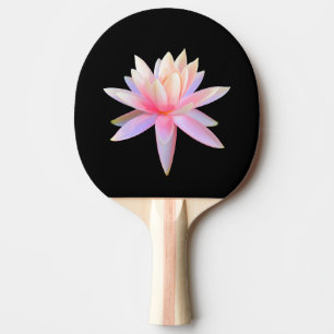 Pala De Ping Pong Hermoso Guay de arte de Lily Lotus Rosa