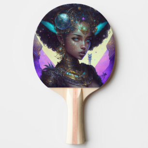 Pala De Ping Pong Hermoso guerrero espacial adorado