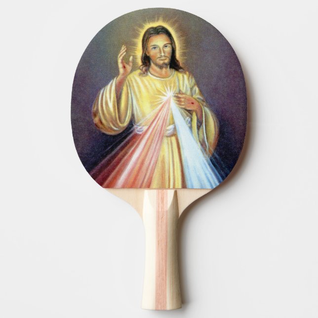 Pala De Ping Pong Hermoso Jesucristo (Anverso)