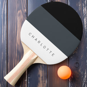 Pala De Ping Pong Hierro Moderno de Tres Tonos con Nombre