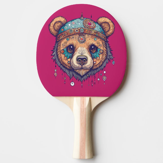 Pala De Ping Pong Hippie Bear I (Anverso)