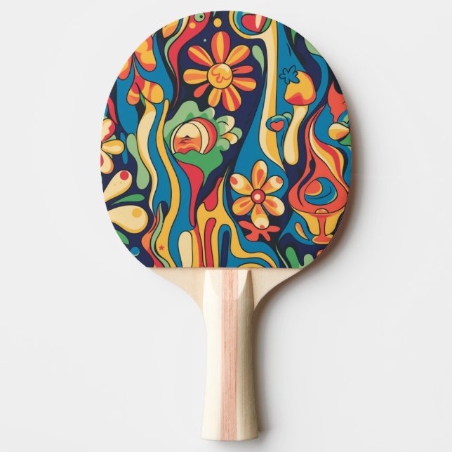 Pala De Ping Pong Hippie Ping Pong Paddle (Anverso)