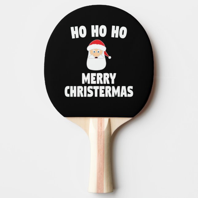 Pala De Ping Pong Ho Ho Ho Ho Feliz Navidad (Anverso)