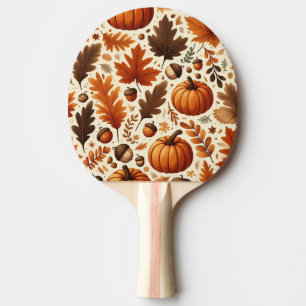Pala De Ping Pong hojas/calabazas/bellotas clásicas Otoño