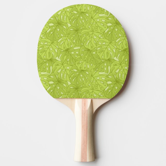 Pala De Ping Pong Hojas de la palmera (Anverso)
