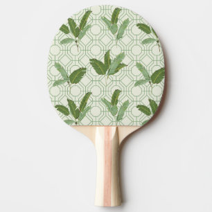 Pala De Ping Pong Hojas de palma tropicales