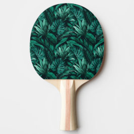 Pala De Ping Pong Hojas tropicales
