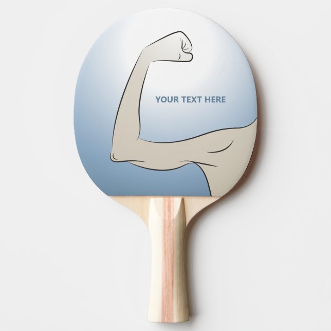 PALA DE PING PONG HOMBRE MÁS FUERTE QUE CONOZCO (Anverso)