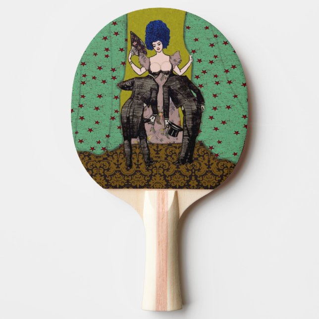 Pala De Ping Pong Hombres calvos - Ping Pong Paddle (Anverso)
