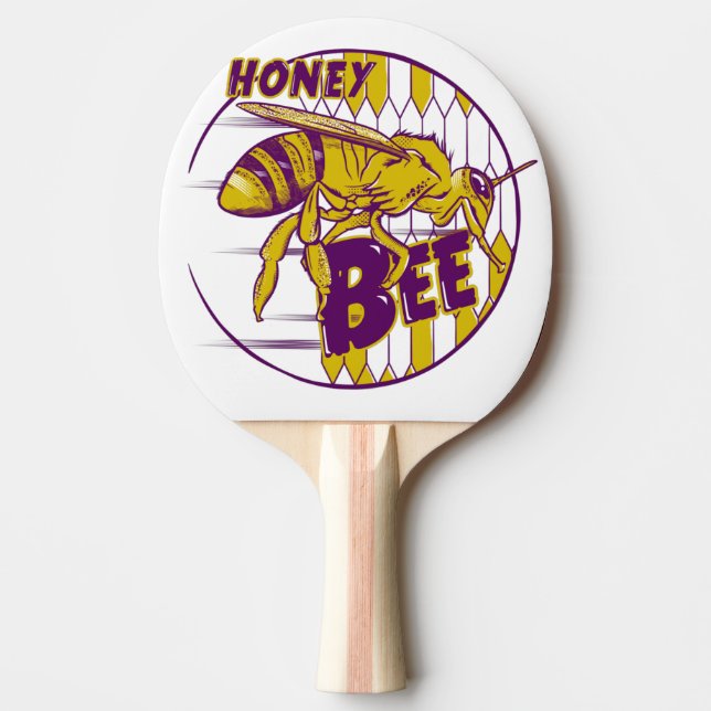 Pala De Ping Pong Honey Bee Beehive (Anverso)