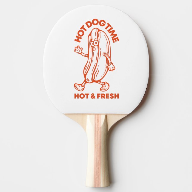 Pala De Ping Pong Hot Dog Time (Anverso)