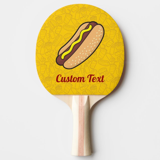 Pala De Ping Pong Hotdog Ping-Pong Paddle (Anverso)